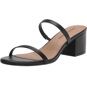 Amazon Essentials Women's Thin Two Strap Heeled Slide 8